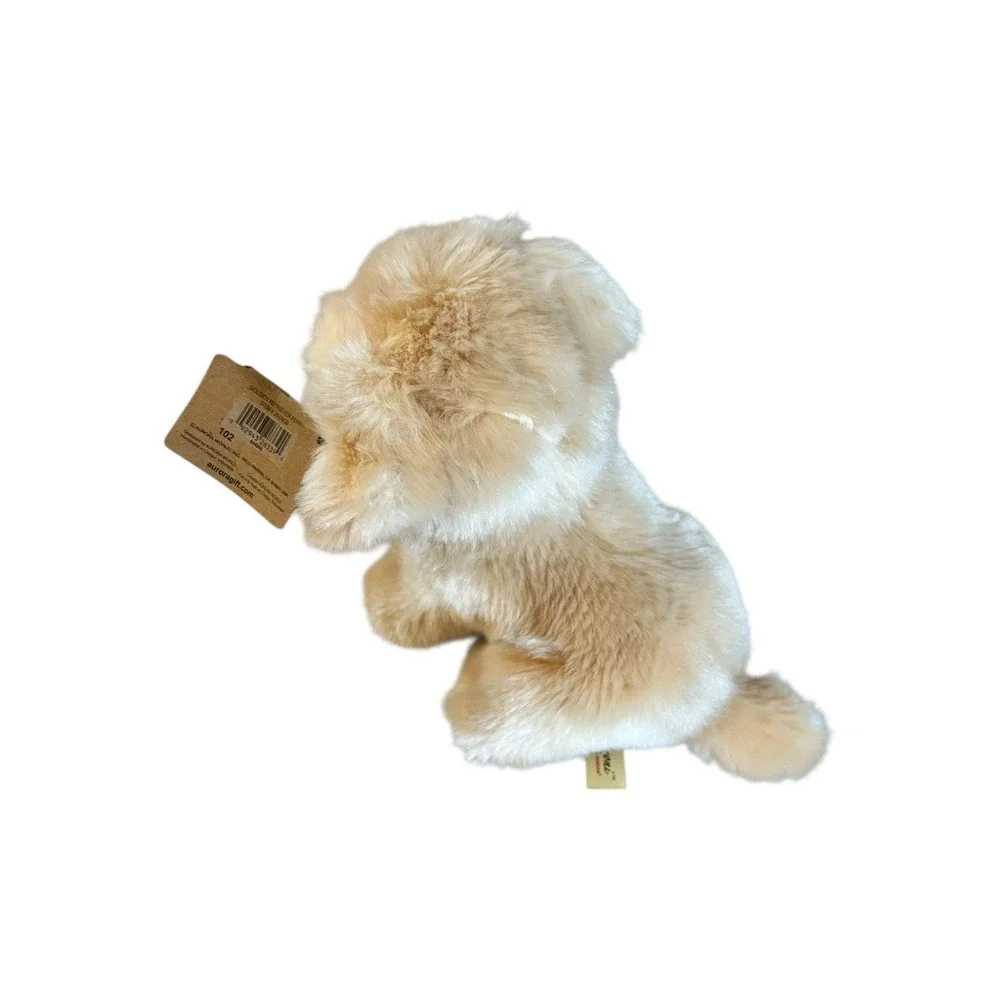 Aurora‎ World Lab Golden Retriever Puppy Dog Stuffed Animal Cuddle Plush NWT